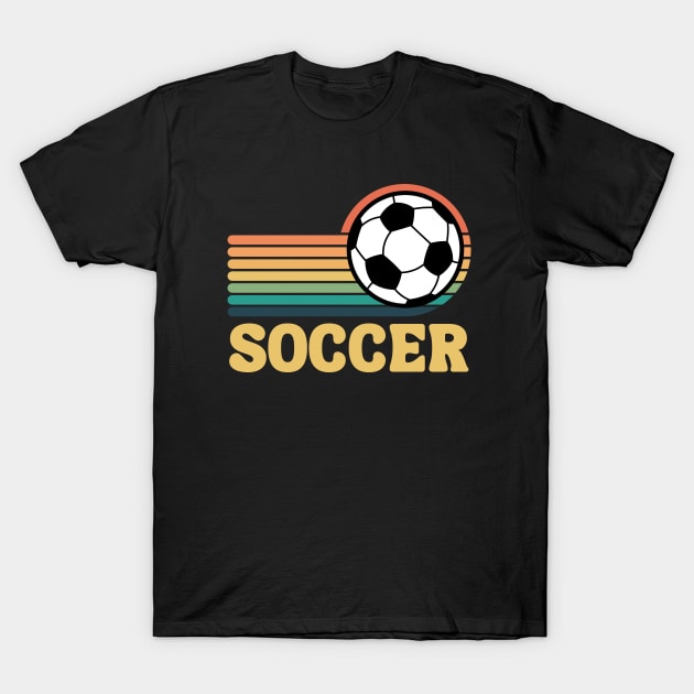 Soccer Retro T-Shirt by footballomatic